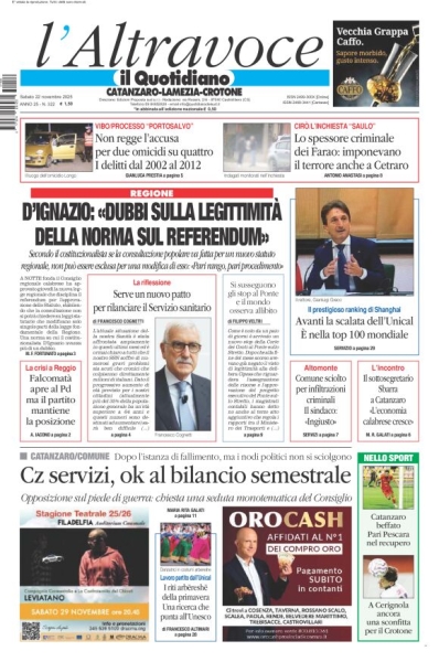 Catanzaro, Lamezia, Crotone