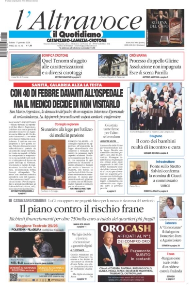 Catanzaro, Lamezia, Crotone